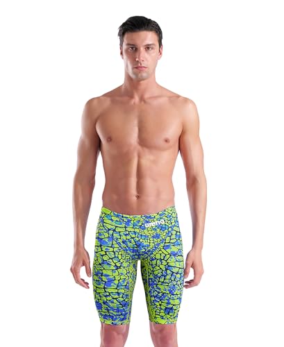 Image of Arena Powerskin ST Next Men’s Racing Jammer Competition Swimsuit One Piece Athletic Swim Team Championship Tech Suit