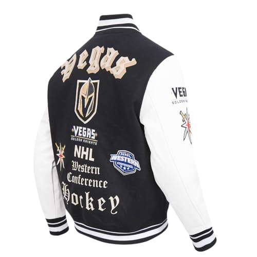 Image of Pro Standard Mens NHL Old English Varsity Jacket