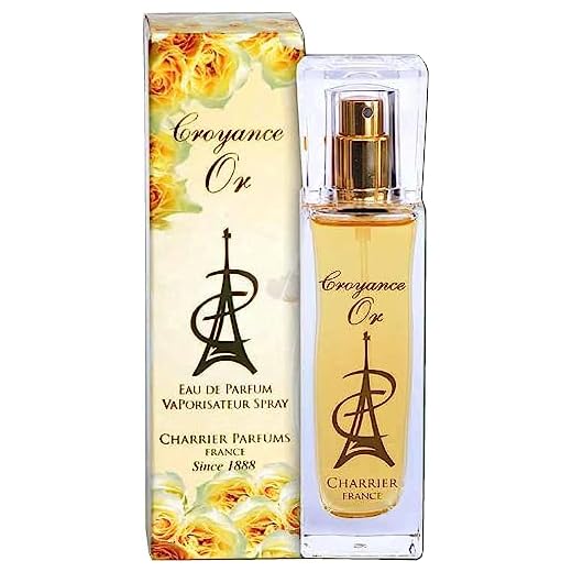 Charrier Parfums - Eau de Parfum 'Croyance Or' Spray - 1.06 FL Oz 30 ml - Made in Provence, France