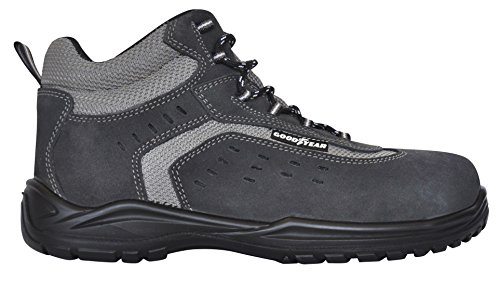Goodyear G1388401C Botas (piel serraje), Gris, 37, Set de 2 Piezas