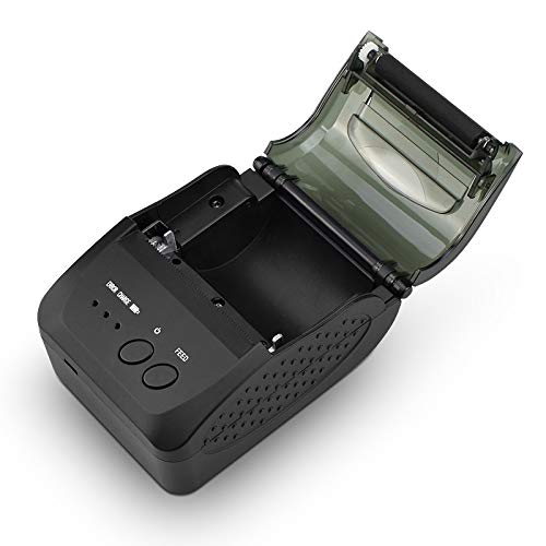 Hanks' sklep przenośna termiczna drukarka paragonowa Bluetooth 58 mm, wsparcie ładowania skarbów, drukarka danych