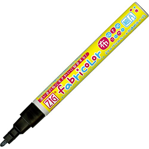 Marqueur pour textile Kuretake Zig Fabricolor noir permanent N° 10