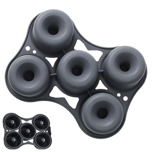Donuts Molds Baking, Air Fryer Donut Pans, Silicona Reutilizable Mold, Versatile Baking Pan, Multi Purpose Tool for Brownies Cookie Pastry Pastry Cupcake Postre Home Kitchen Christmas Party