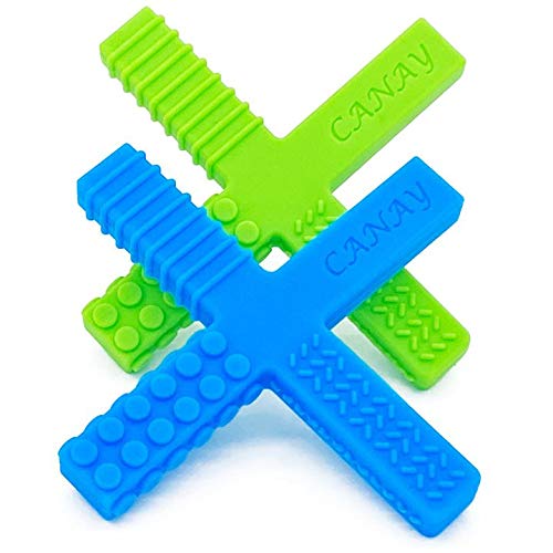 Sensory Chew Stick Toys For Kids, Boys & Girls – Designed For Autism, Teething, Chewing, Adhd, Spd, Oral Motor Needs – Silicone Teether Toys (2 Pack) #TOP1