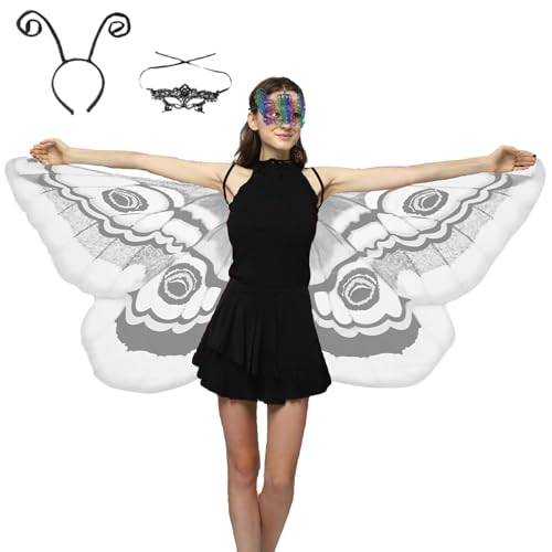 Manteau mite d'Halloween et costume de papillon haut de gamme pour accessoires cosplay