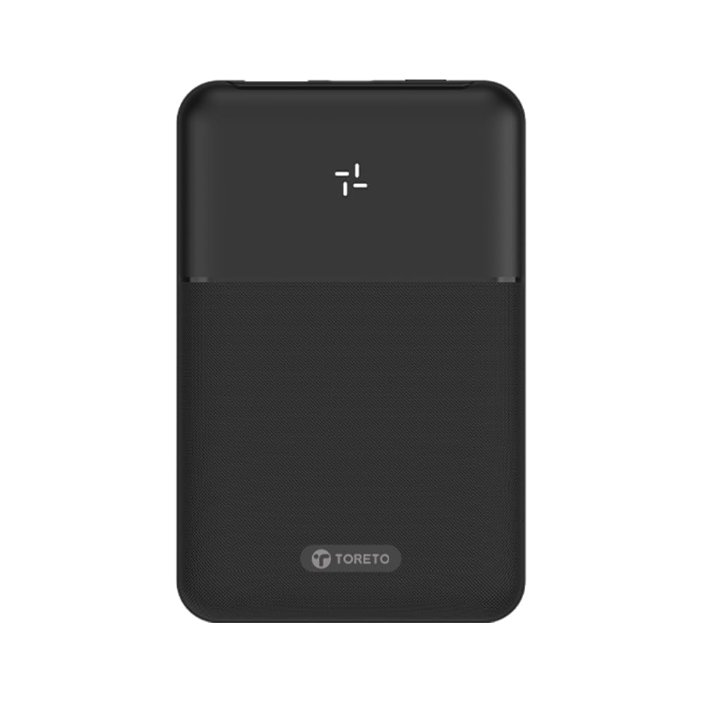 Toreto 10000mAh Slim & Compact Powerbank 22.5W Fast Charging, USB & Type C Output, Power Delivery, Quick Charge for iPhone, Android & Tablets, Earbuds, (Power Tint 10, Lavender)-image-9