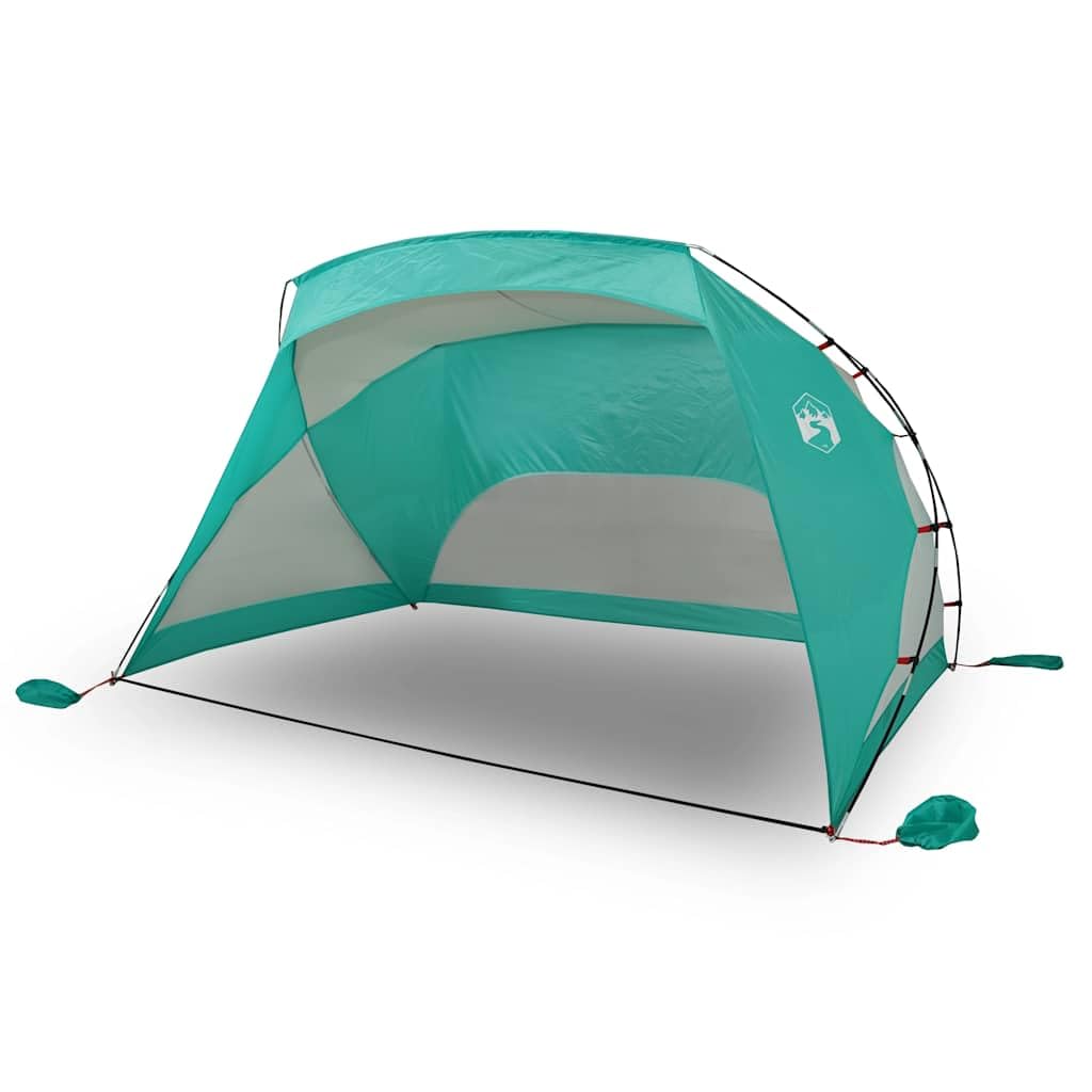 Tienda de campaña para playa, 274 x 178 x 170/148 cm, poliéster 185T, con bolsa de transporte, ligera tienda de campaña para exteriores, protección contra el viento con ventanas de red y