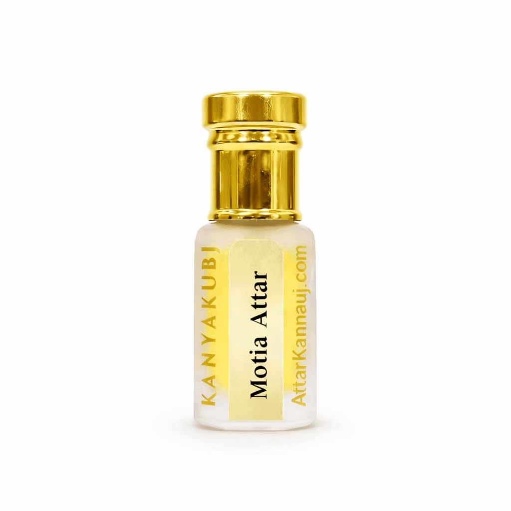 Kannauj Attar Motiya Jasmine Attar | Magical Fragrance of Jasmine That Blooms On Indian Summer Nights | GI Tagged | Unisex Organic Perfume-6ml-image-47