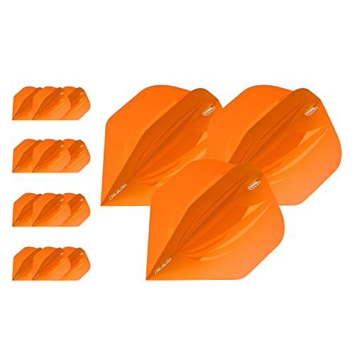Target Darts 5 x Sets of ID Pro. Ultra Orange No.2 Dart Flights - 15 in Total