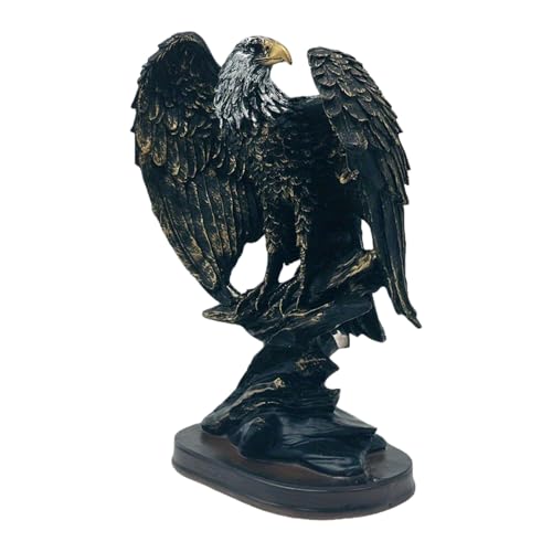 Statue d'oiseau aile élargie décoration bureau professionnelle et centre de table - 4