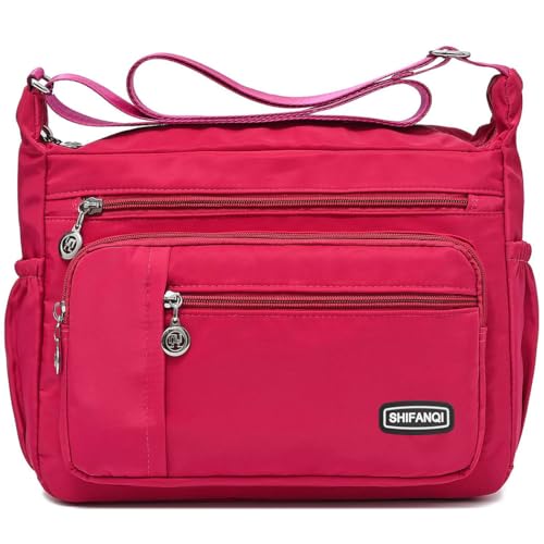 Image of Crossbody Bag for Women,Multi Pockets Cross Body Purses for Women, Ladies Shoulder Bag, Travel Purses and Handbags