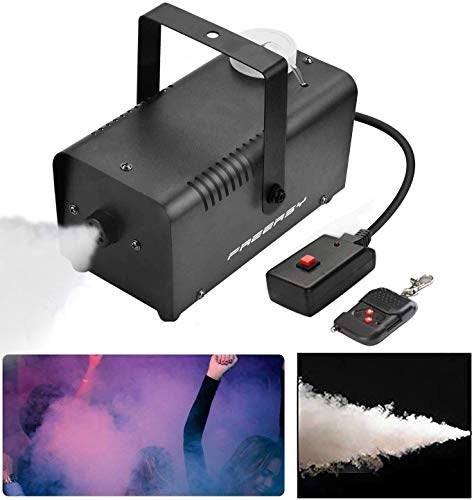 Freeasy Fog Machine 500 Watt Smoke Fog Machine Wireless Remote Control Portable for Halloween Holidays Parties Decoration Christmas Wedding Quick Generation of Huge Fog 3000CFM, with Fuse Protection