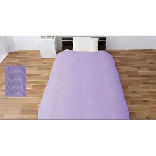 日本製「和晒し」ダブルガーゼ掛け布団カバー(ラベンダー)ダブルサイズ