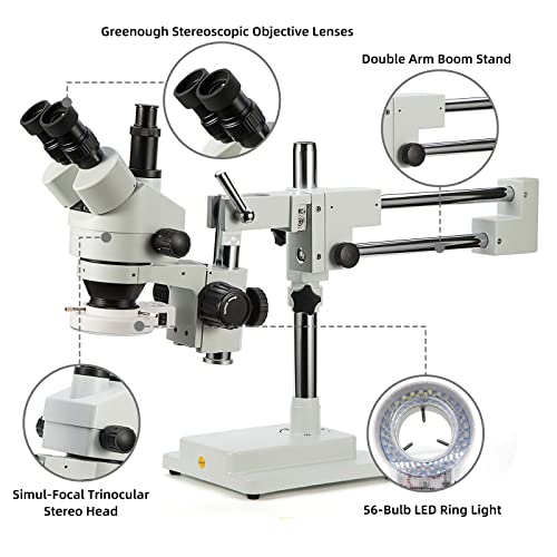image for Swift S7 Simul-Focal Trinocular Stereo Microscope with WF10X Eyepieces