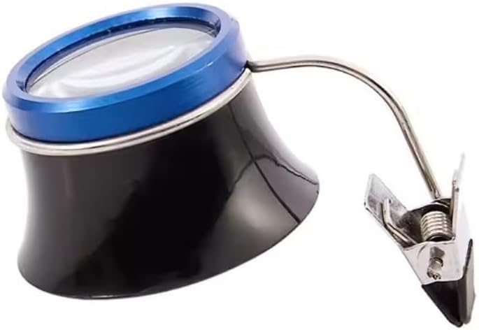 VIDI 5X Clip-On Eye Loupe Eyeglass Magnifier Magnifying Glass Lens for Repair Work