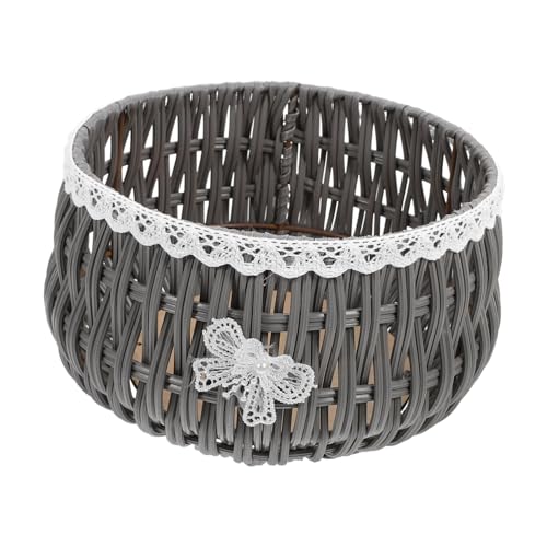 TOYANDONA Panier De Fleurs Tressé Décoratif Jardinière Intérieure pour Plantes Panier De Rangement Tissé Main