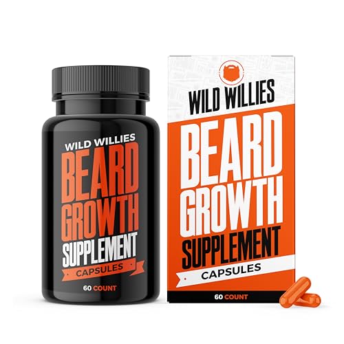 Wild Willies Beard Growth Vitamins - Natural BioSitol ASX Complex...