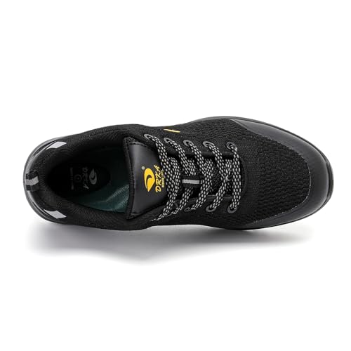 Image of DRKA Steel Toe Shoes for Men, Breathable Lightweight Work Sneakers Safety Shoes for Men with Anti-Static