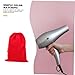 WRITWAA Large Drawstring Cloth Hair Dryer Storage Bag 3-Pack Heat Resistant Organizer for Travel and Home Use