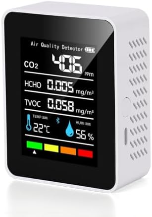 Air Quality Monitor, 5 in 1 Portable Quality Tester