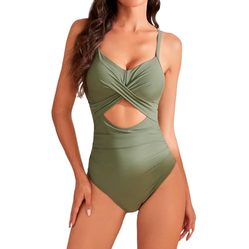 Trajes de Baño Completo para Mujer, Sexy de Una Pieza con Espalda Abierta