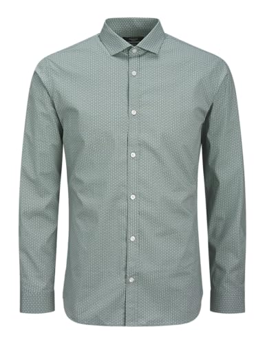 JACK & JONES Jprblablackpool Print L/S Shirt Sn, Stormy Sea, XXL Hommes JACK & JONES Jprblablackpool Print L/S Shirt Sn, Stormy Sea, XXL Hommes