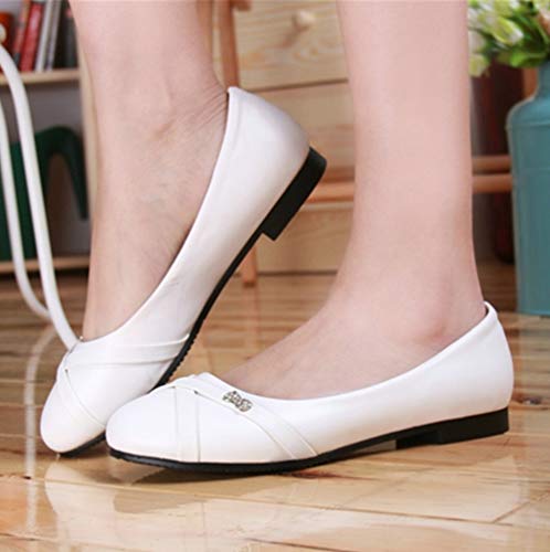 Caradise Womens Slip On Round Toe Ballet Flats Casual Office Work Pumps2