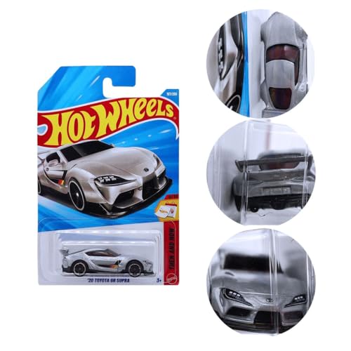 Image of Hot Wheels 20 Toyota GR Supra Then and Now Ages 3 and Up 157 /250 (Grey)