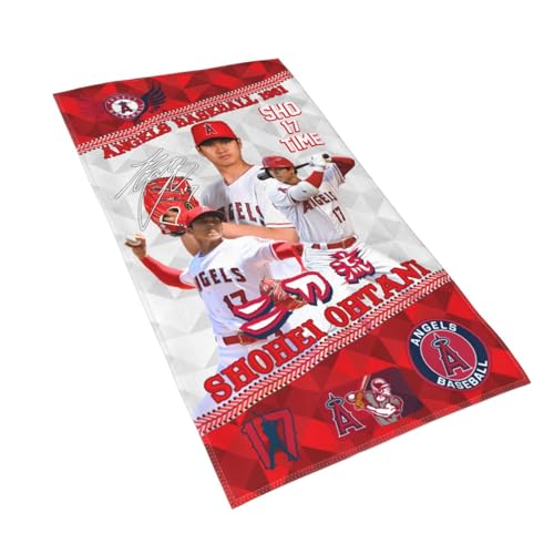 タオル 大谷翔平 フェイスタオル 番號17 直筆 二刀流 野球応援 おしゃれ 吸水 柔らかい 肌触り 四季通用 記念品 家庭/ビジネス/ホテル/スポーツ アウトドア 旅行 40x70cm