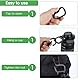 4 Stück Karabinerhaken Klein D Form Karabiner Mit Schraubverschluss Mehrfunktionale Karabinerverschlüsse Mit Schlüsselanhänger Für Outdoor-Camping Und Wandern Angeln Oder Reisen（Schwarz）
