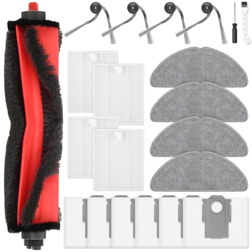 Zubehörset Roborock Q7 L5+ / Q7 M5+ – Hauptbürste, Seitenbürsten, Filter, Mikrofasertücher, Staubbeutel