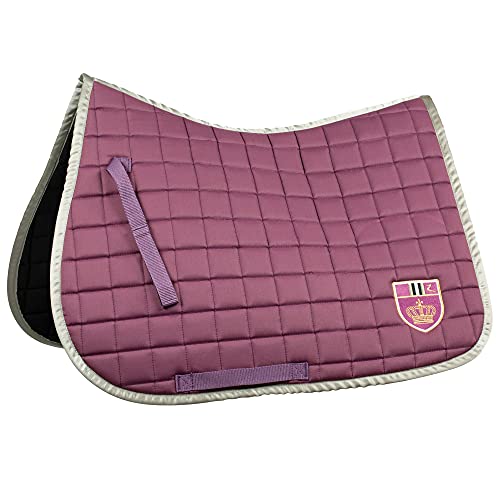 Tapis de selle polyvalent Horze Kingsley Full Dusky Orchid mixte