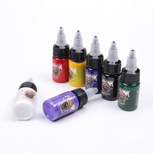 Hawink Tattoo Ink Set 1/2Oz (15Ml) Tattoo Supply Ink Usa 7 Colors Pigment Kit Ti203-15-7 thumb #2