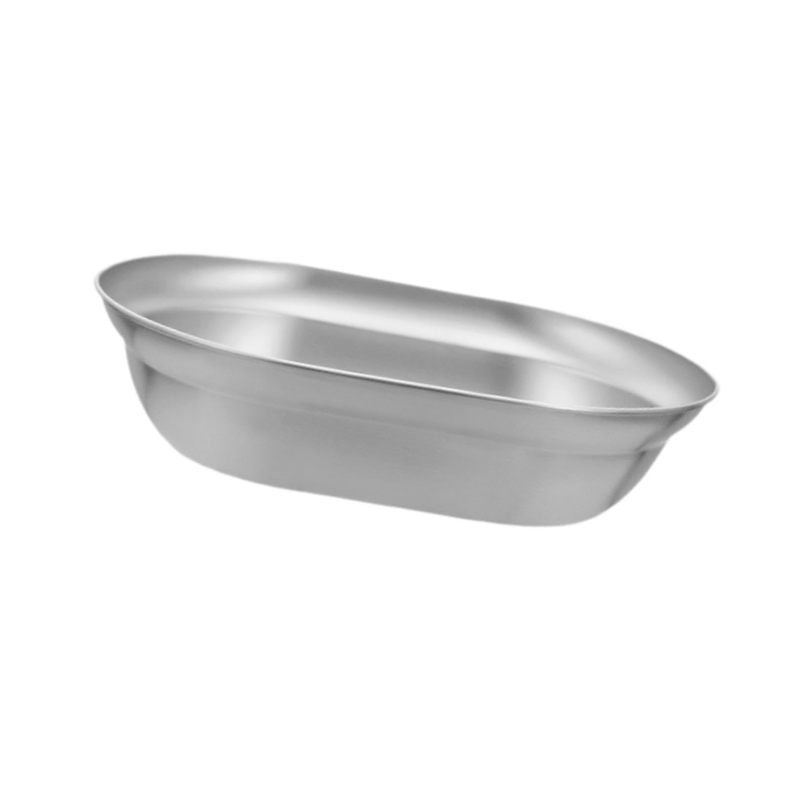 Menolana Stainless Steel Bowl Cookware Easy Cleaning Outdoor Tableware Reusable Camping Bowl Soup Bowl for Party Barbecue Camp