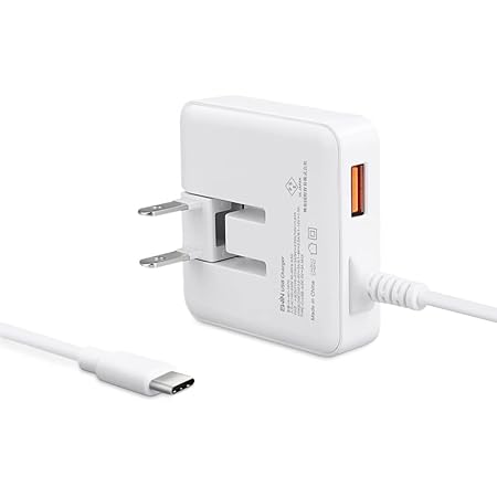 Amazon Ewin Usb充電器 Type C 急速充電 スマホ充電器 Usb C Pdw Qc3 0ポート 2台同時充電対応 1 5m Cタイプ Pdケーブル一体型 超コンパクトサイズ スマホ Acアダプター Usbコンセント 軽量 折りたたみ式プラグ Iphone Ipad Android Ios Xperia Galaxyスマホ