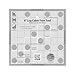 Creative Grids 6" Log Cabin Trim Tool Quilting Ruler Template CGRJAWMN6