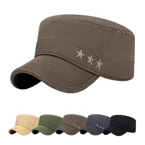 Gorra plana para el sol de algodón transpirable y cierre ajustable 3