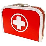 Grösse: ca. 20 cm. Kersa 88201 Koffer Arztkoffer, rot 20 cm