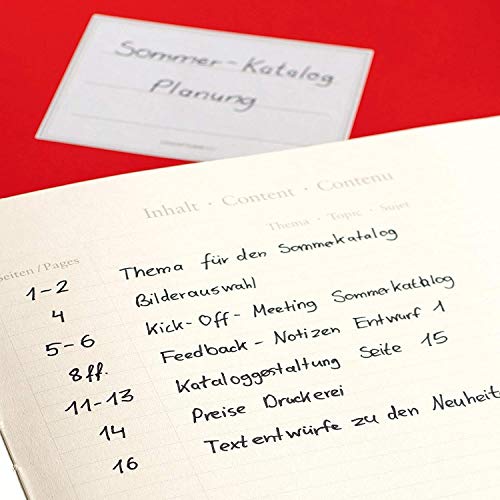 Image of LEUCHTTURM1917 - Notebook Hardcover Medium A5-251 Numbered Pages for Writing and Journaling (Stone Blue, Dotted)