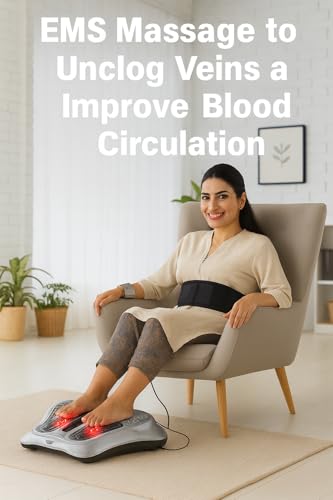 Image of JSB HF45 Foot EMS Massager with Waist Band and EMS Pads for Full Body Blood Circulation and Pain Relief