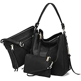 Abmessung: Handtasche: 31,5x12x28cm (L*B*H), Einstellbare abnehmbare lange Schultergurtlänge: 66-122cm. Kuriertasche: 25x5,5x23cm (L*B*H). Geldbörse-CLUTCH: 20x12cm (L*H). 3pcs Gesamtgewicht: Ungefähr 1.13kg/2.5lbs. Bitte beachten Sie die Größe vor dem Kauf. Vielen Dank für dein Verständnis.