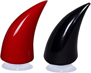 CLISPEED Capacete De Equitação Chifre De Motocicleta Gorro Capacetes Para Motocicletas Chifre De Capacete Colorido Preto Chifre De Capacete Engraçado Chifre De Capacete Criativo Chifres De