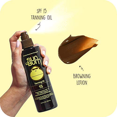 image for Sun Bum Sun Bum Browning Lotion and Spf 15 Tanning Oil Vegan and Reef 