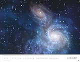 Das Universum Posterkalender 2026: Fotokalender mit Spiralgalaxien und Nachbarplaneten. Wand-Kalender 2026 Posterformat mit Fotos unter anderem vom Hubble-Weltraumteleskop.