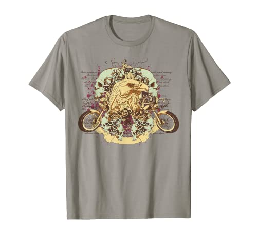American Bald Eagle - Camisa de regalo para motociclista Camiseta