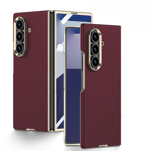 Coque Samsung Galaxy Z Fold7 fine rouge idéale pour le travail et les voyages