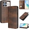 Funda compatible con Xiaomi Poco F8 Ultra 5G, compatible con Xiaomi Redmi K90 Pro Max 5G, con ranura para tarjetas, billetera de cuero, color marrón 2