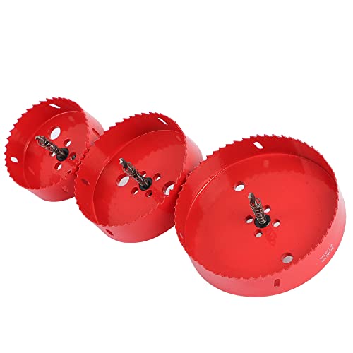 ライフパレット バイメタル ホールソー ホルソー 大きいサイズ 100mm 125mm 150mm 穴あけ 3本セット (3)