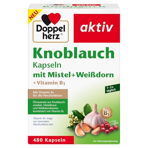 Doppelherz Knoblauch Kapseln – mit Mistel +...