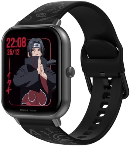 Abyx FIT Touch 3 Naruto Edition - Bluetooth Call, 123 Modes Sportifs, Écran Tactile Complet 1,83" IP67